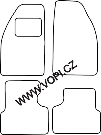 Textil-Autoteppiche Saab 9000 1985 - 1997 Colorfit Fun (4001)